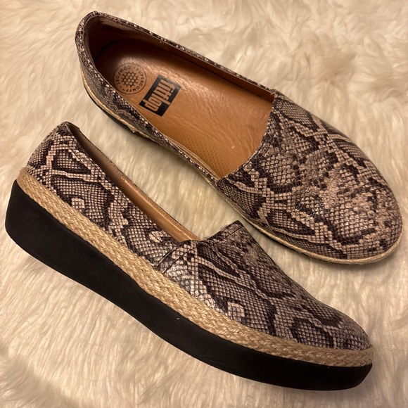 Fitflop 8 Casa Leather Comfort Sneaker Loafer Shoe - Picture 2 of 9